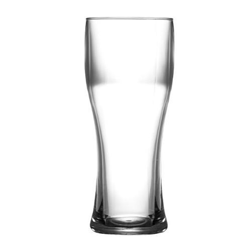 BBP Elite Clear Polycarbonate Pilsner 20oz UKCA at Pint (Pack of 12)